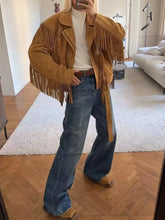 Khaki Fringe Seaud Jacket